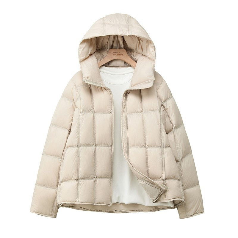 Women's Oversized Padded Puffer Jacket with Hood, Thick Winter Coat