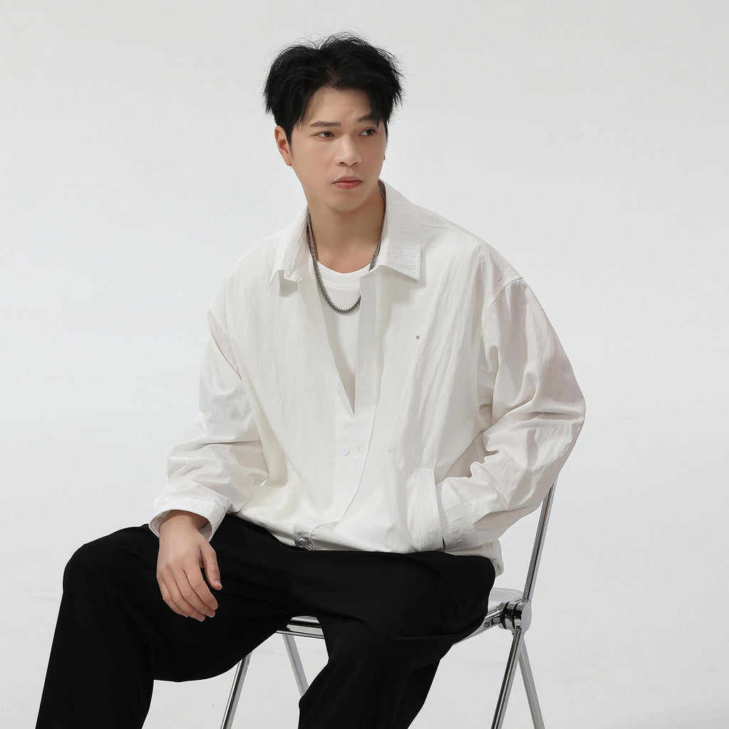 Men's Old Money Style Long Sleeve Casual Shirt