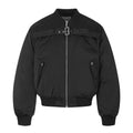 Men's High Street Cotton Padded Lace-up Stand Collar Loose Fit Bomber Jacket