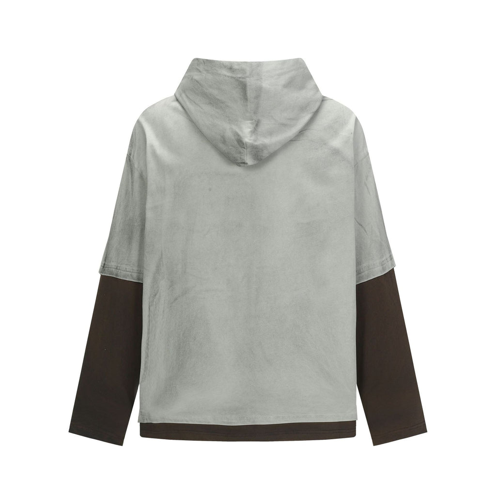 Fake two hoodies