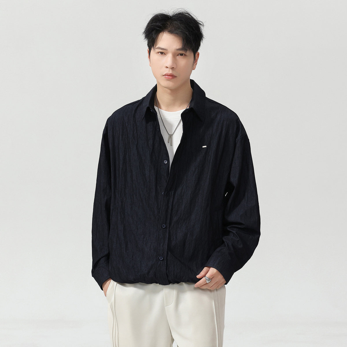 Men's Old Money Style Long Sleeve Casual Shirt