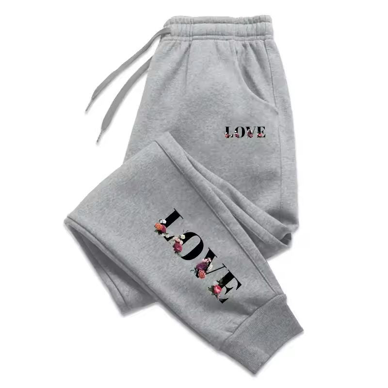 Letter Print Casual Sweatpants