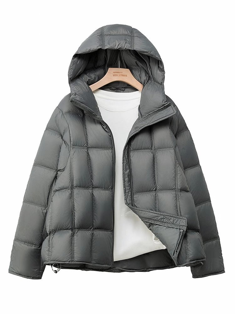 Women's Oversized Padded Puffer Jacket with Hood, Thick Winter Coat