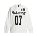 Number Badge Embroidery Long Sleeve V-Neck T-Shirt
